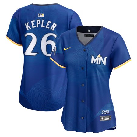 Women's Minnesota Twins #26 Max Kepler Royal 2024 City Connect Limited Jersey